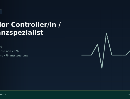 Senior Controller/in / Finanzspezialist