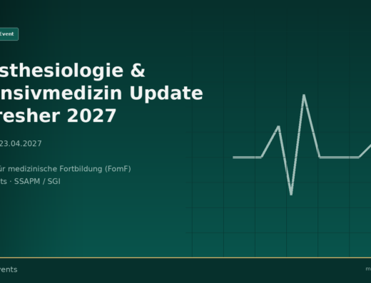 Anästhesiologie und Intensivmedizin Update Refresher 2027